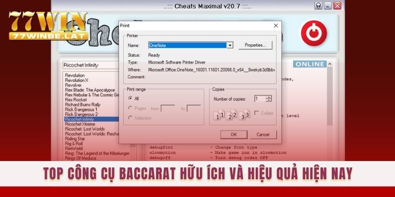 Top công cụ Baccarat hữu ích và hiệu quả hiện nay